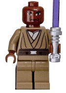 LEGO Star Wars Clone Wars LOOSE Mini Figure Mace Windu with Silver Lightsaber
