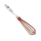 Norpro Silicone Whisk, Red