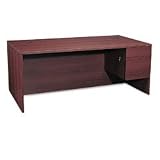 Review HON COMPANY  / HON COMPANY / HON10585RNN / 10500 Series Right Pedestal Desk, 72w x 36d x 29-1/2h, Mahogany / Sold as 1 EA