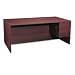 10500 Series Single Pedestal Desk, Right Pedestal, Mahogany, 72w x 36d