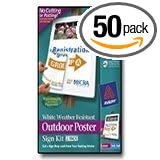 6 of Brochure/Flyer Paper for Laser Printers, Glossy White, Letter, 50 Brochures/Pack