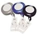 GBC BadgeMates Retractable Badge Reel, 3 Foot Cord Extension, Black, 10 Reels per Pack (3748051)