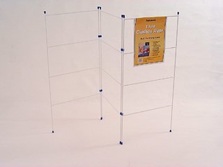 Bakaware A08 Clothes Horse 3Fold 20in
