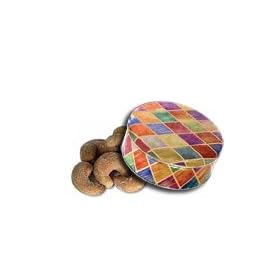 3/4 lb Extra Large Roasted Cashews Tin - Diamonds