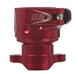 New Designz Spyder Pro Lock Low Rise Feed Neck - With Holes - Red