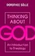 Thinking About God: An Introduction to Theology