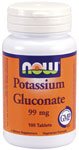 Potassium Gluconate by NOW Foods - (99mg - 250 Tablets)
