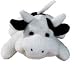 Pet Supplies : Itty Bitty Black & White Cow Dog Toy