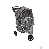 Classic Zebra 3 Wheel Pet Stroller