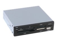 TECHSOLO Cardreader TCR-1750 3.5 intern SDHC CF Microdrive SD mini SD T Flash Mini SD MM M Preisvergleich