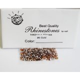 Rhinestones Gold 1440 Pcs.