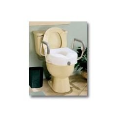 Buy E-Z Lock Raised Toilet Seat – 5″ – With padded armrestsB30300