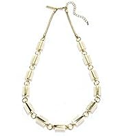 Autograph Rectangle Geometric Necklace