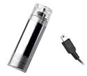 Garmin Nuvi 855 AA battery Powered Emergency Cell Phone Travel Charger / Re-Charger in high grade Brushed Aluminum housing!
