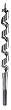 Makita 714246-A 15/16-Inch by 8-Inch Ship Auger Bit