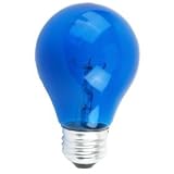 Sylvania Lighting 25W/BLUE/A19 Colored Light Bulb 25w (Pack of 6)