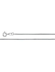 Solid Snake Chain 14K Gold White Ch128 18 Inch