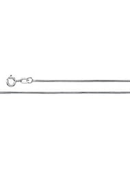 Solid Snake Chain 14K Gold White Ch128 24 Inch