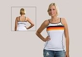 Deutschland Top für Damen Frauen Mädchen Größe L, EM2012 Fanartikel Public Viewing