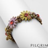CleverEve Designer Series 24.0mm Crystal Enamel Bracelet 7.0" By Pilgrim Skanderborg, Denmark