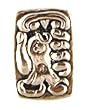 Mayan Glyph Pendant "U Txakwa" symbolizing Protection by invoking Ancestral spirits