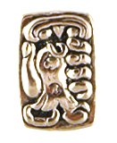 Mayan Glyph Pendant "U Txakwa" symbolizing Protection by invoking Ancestral spirits