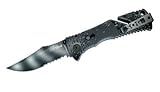 SOG Knives SOG Trident 1/2 Serrated TigerStr Folding Knife TF-3