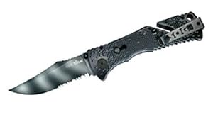 Trident Folding Blade SOG Trident 1/2 Serrated TigerStr