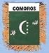 Comoros Window Mirror Hanging Mini Banner Flags - 4