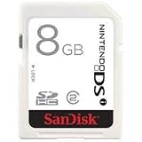 SanDisk 8GB SDHC for Nintendo DSi