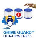 Type 1 or I Bestway Pool Filter Cartridge with Grime Guard - 3 Pack