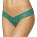 Low rise thong Peacock