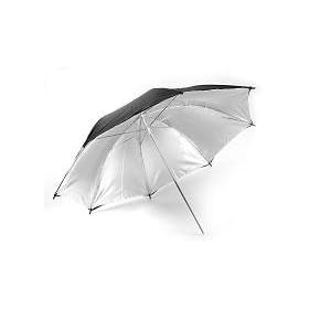Photo Umbrella - ALZO 33 Silver Black Backed - by alzodigital.com