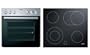 Gorenje Eco-Set 2 Einbau-Herd-Kochfeld-Kombination / A / 0.79 kWh / 60 L / Ceran / Gro�fl�chengrill mit Ventilator / AquaClean / Edelstahl