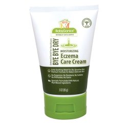 Babyganics Bye Bye Dry Moisturizing Eczema Care Cream - Fragrance - 3-Ounce (Pack of 2)