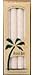 Taper Candles | Unscented Candles | Palm Wax Candles - Aloha Bay White Unscented Taper Candles (9 inches) 4 taper candles