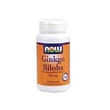 Now Foods Ginkgo Biloba Standardized, 120 caps / 60mg( Four Pack)