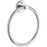 GROHE 40 365 000 Accessories 8-Inch Towel Ring, Chrome