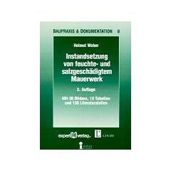 Instandsetzung von feuchte- und salzgesch�digtem Mauerwerk.
