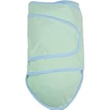 Miracle Blanket Green with Blue Trim by Miracle Blanket