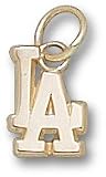 Los Angeles Dodgers La 3/8 Charm/Pendant -14K/10K, Stainless Steel or Gold Plated