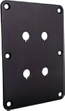 Dayton DBPP-BK Double Binding Post Plate Black Anodized