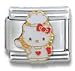 Clearly Charming Hello Kitty Chef Cat Animal Theme Licensed Charm Bracelet