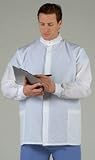 ^Unisex ASEP Barrier Short Lab Coat - White, Large Min.Order is 1 EA ( 1 Each / Each )