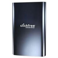 Clickfree Automatic Backup C2 500 GB USB 3.0 Portable External Hard Drive 527B3 (Piano Black)