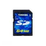 Toshiba - Flash memory card - 64 MB - SD Memory Card