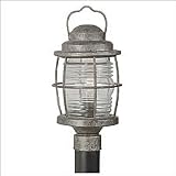 Beacon-FL - 1 Light Nautical Outdoor Lighting Post Lamp Fixture - Vintage Pewter - B1164