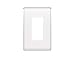 On-Q WP5001-WH Studio Single Gang Wall Plate, White
