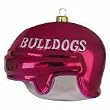 Ferris State Bulldogs 3" Collegiate Glass Hockey Helmet Holiday Ornament - NCAA College Athletics