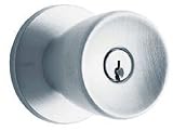 Schlage D25D-626 Satin Chrome Exit Lock Tulip Knob